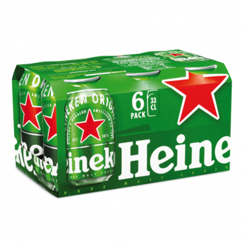 Heineken 5° canette (4 packs de 6 x...