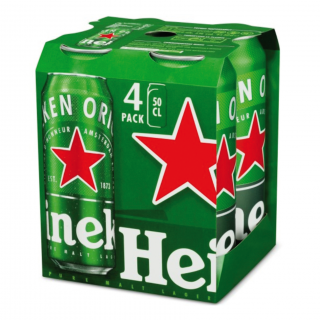 Heineken 5° canette 50cl 2