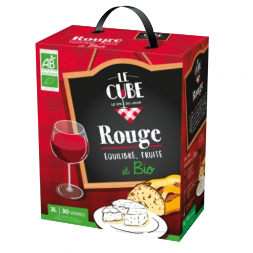 Le Cube Rouge 12° vin d'Espagne