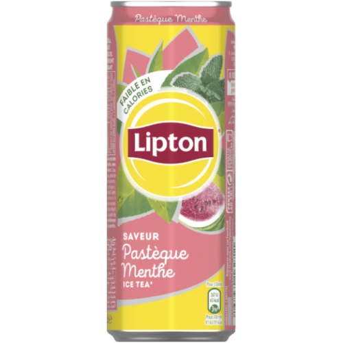 LIPTON ICE TEA PASTEQUE MENTHE canette