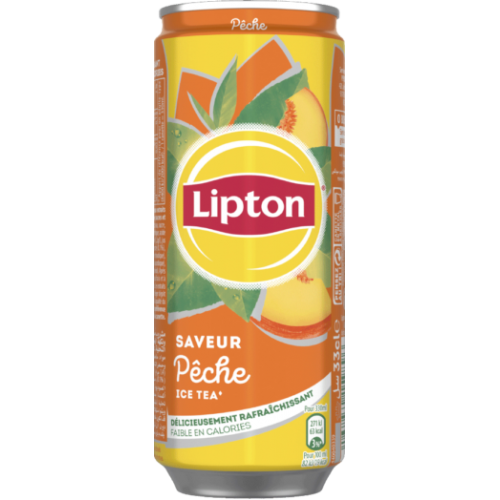 LIPTON ICE TEA PECHE canette (4 packs...