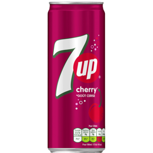 SEVEN UP Cherry canette