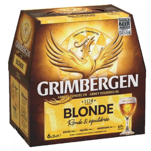 Grimbergen Blonde 6,7° (4 packs de 6...