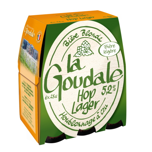 Goudale hop lager 5,2° (4 packs de 6...