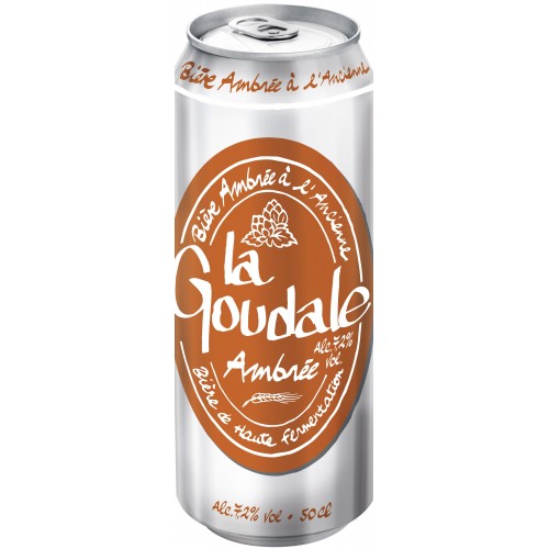 Goudale ambrée 7,2° canette
