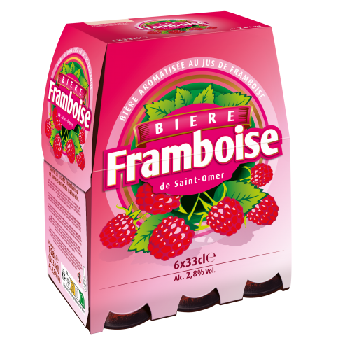 Saint Omer FRAMBOISE 2,8° (4 packs de...