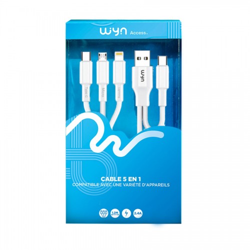 Câble 5 en 1 (réf.W6)