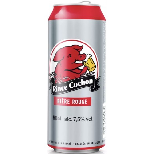 Rince Cochon rouge canette 7,5°