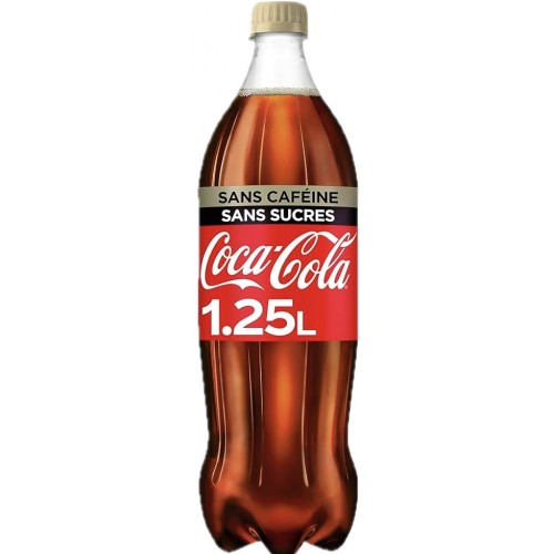 COCA COLA zéro 1,25L import