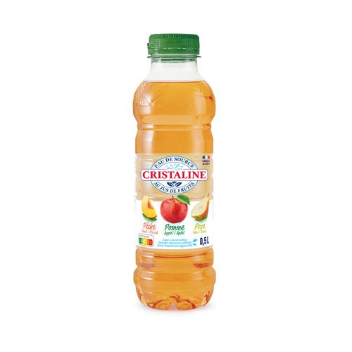 CRISTALINE Pêche (4 packs 6 x 50cl)