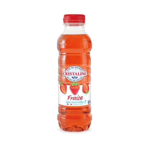 CRISTALINE Fraise (4 packs 6 x 50cl)