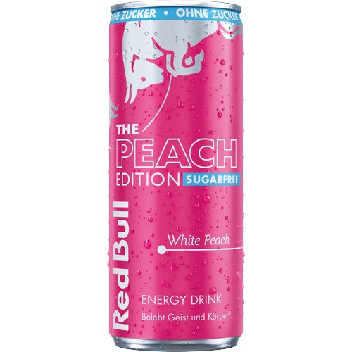 Red Bull PÊCHE BLANCHE sugarfree Import