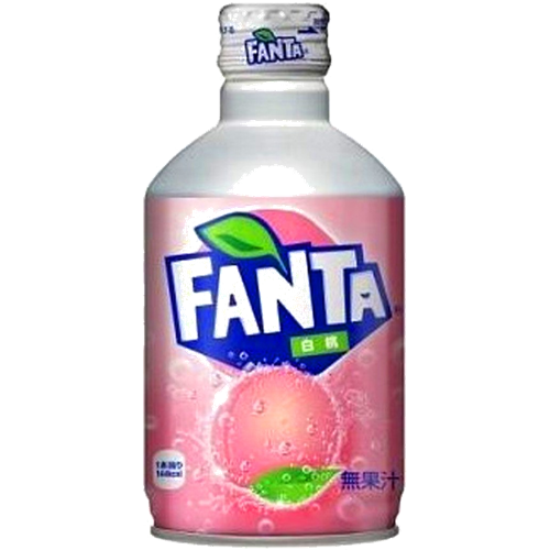 FANTA Pêche Blanche bouteille métal...
