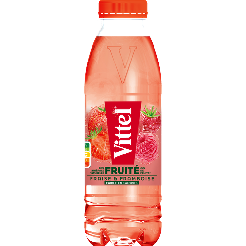 VITTEL - Eau fruitée fraise framboise