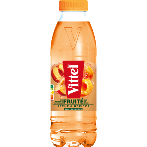 VITTEL - Eau fruitée pêche abricot