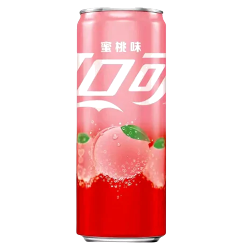 COCA COLA Pêche canette Import Chine