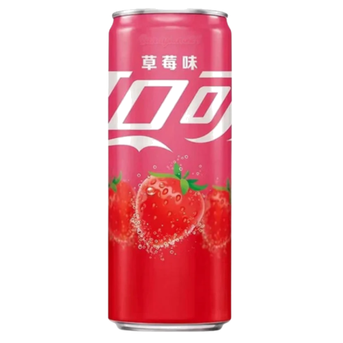 COCA COLA Fraise canette Import Chine