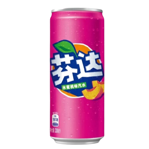 FANTA Pêche canette Import Chine