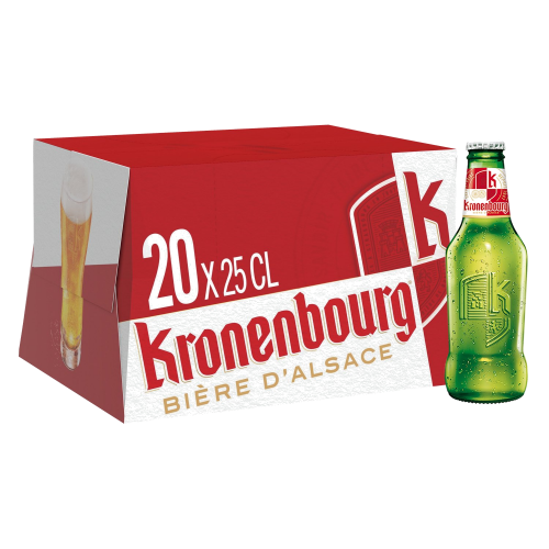 Kronenbourg 4,2° (2 packs 10 x 25cl)