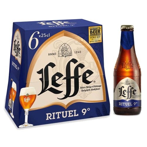 Leffe rituel 9° (4 packs de 6 x 25cl)