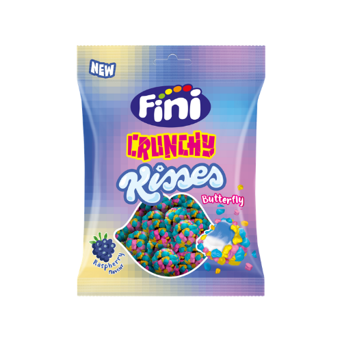 CRUNCHY KISSES BUTTERFLY Framboise Halal