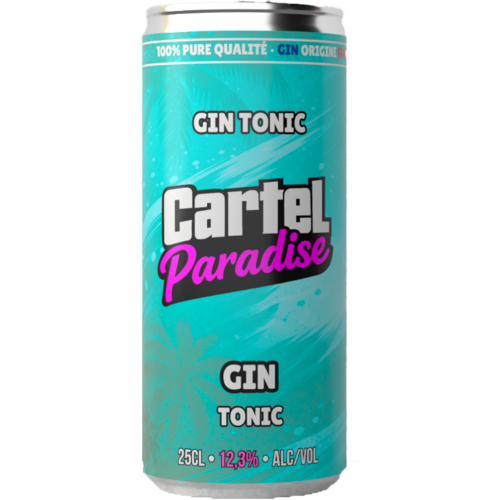 CARTEL PARADISE Gin Tonic canette 12,5°