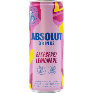ABSOLUT Framboise canette 5°
