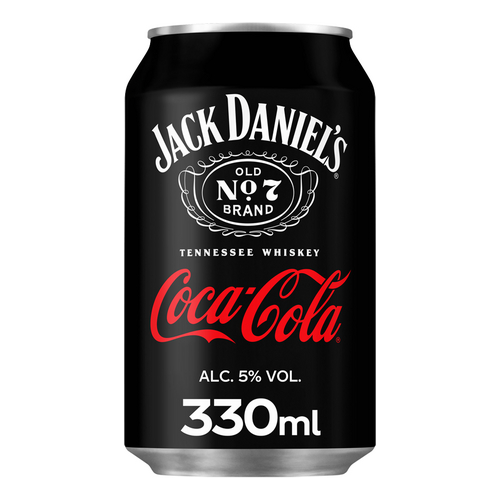 JACK DANIEL'S Coca Cola canette alu 5°